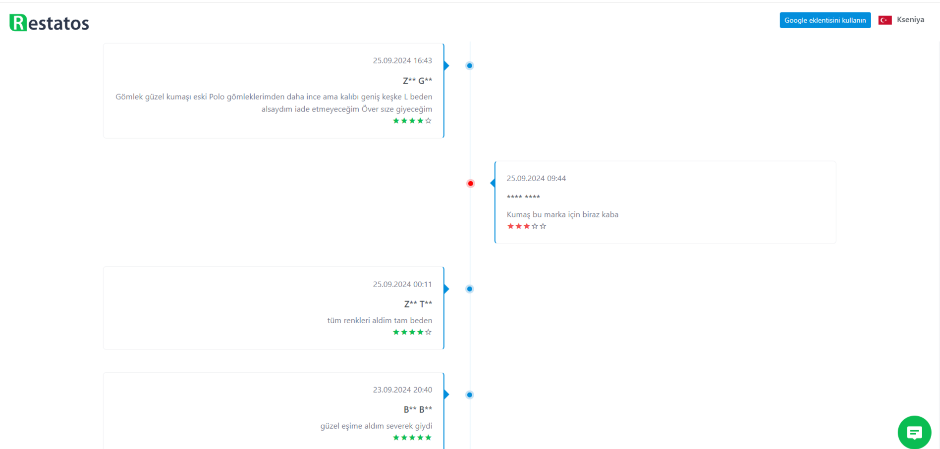 positive and negative comments on trendyol